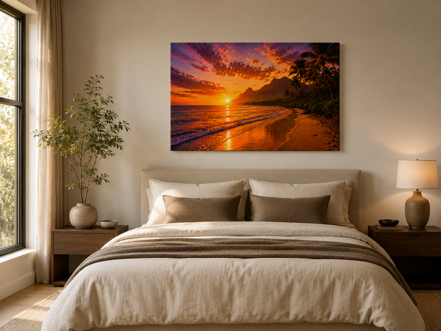 Tropical Escapes - Hawaii Single Panel Canvas Wall Art