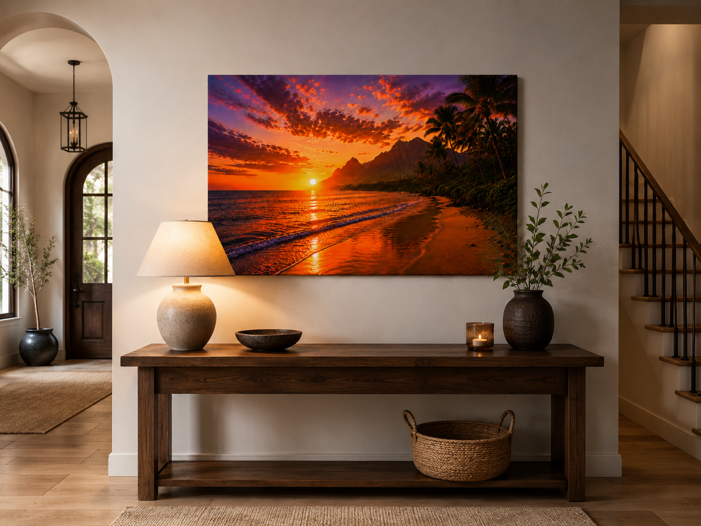 Tropical Escapes - Hawaii Single Panel Canvas Wall Art