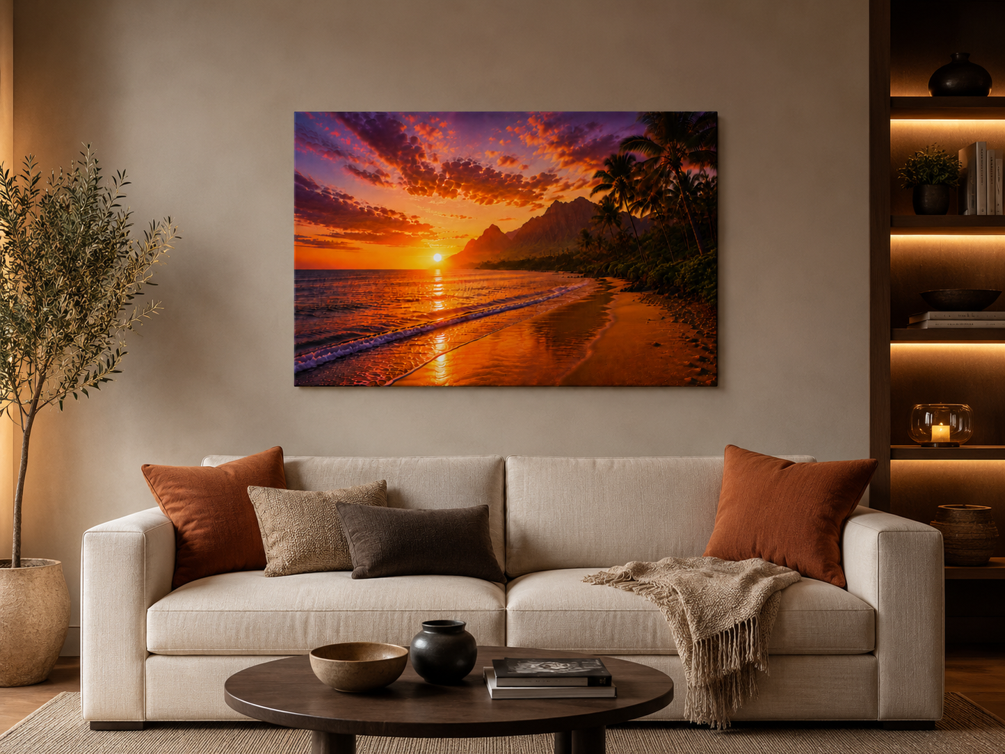 Tropical Escapes - Hawaii Single Panel Canvas Wall Art